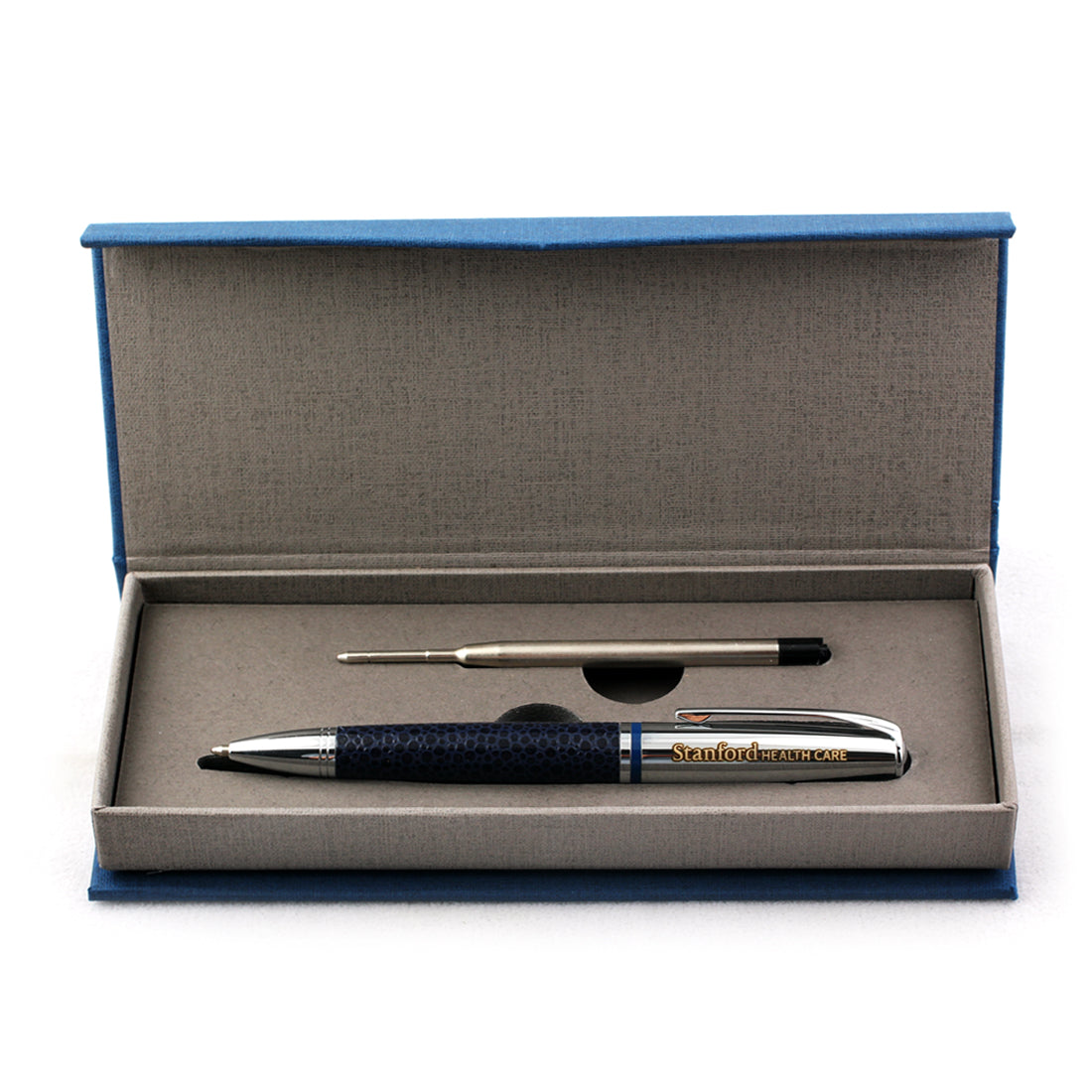 MLST006 SOTANIA Chrome Metal Pen - Single Pen with Gift Case