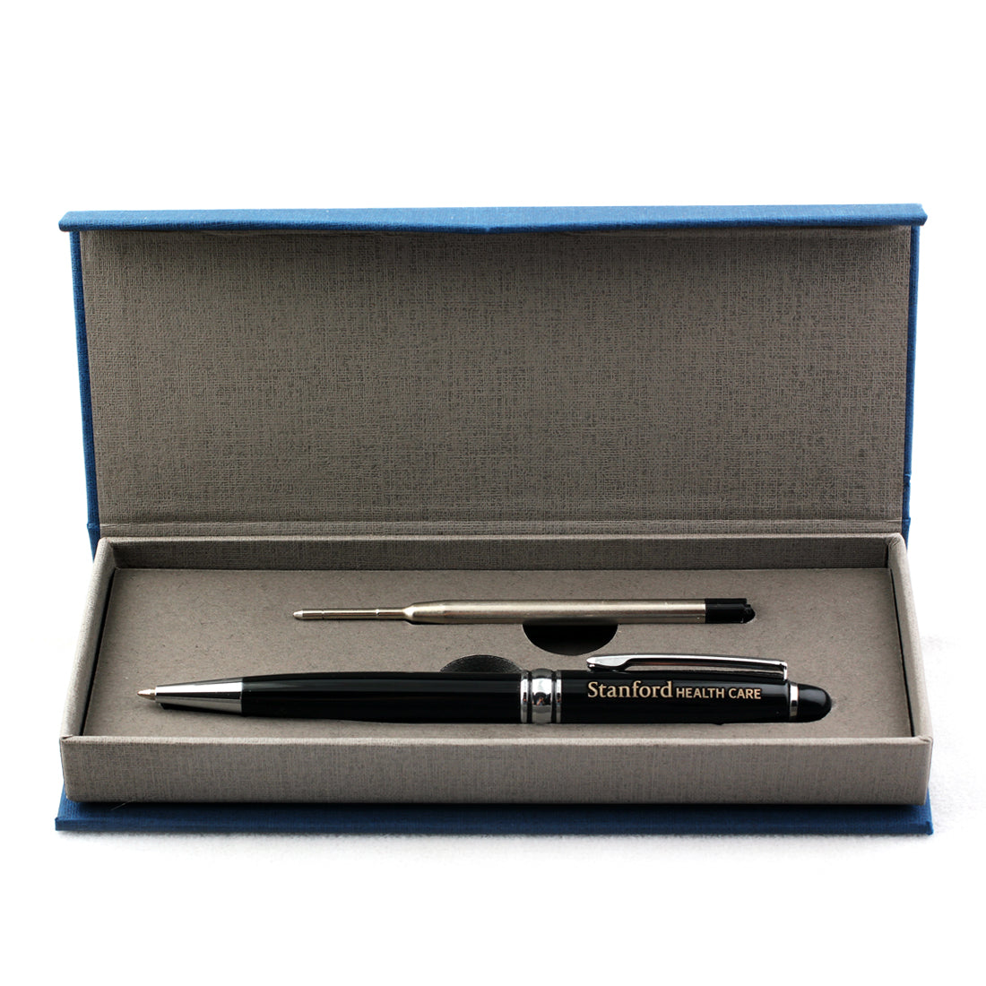 SOTANIA® Classic Ballpoint Pen Gift Set – Silver Trim & Refill Included
